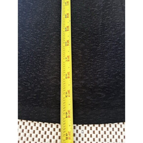 NWT Anne Klein Sleeveless Sheath Dress 8 Black Textured Stretchy‎ Curve Hugging - Picture 16 of 16